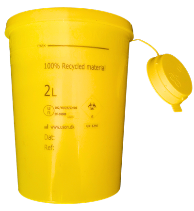 2 l eco kanylebeholder uden baggrund